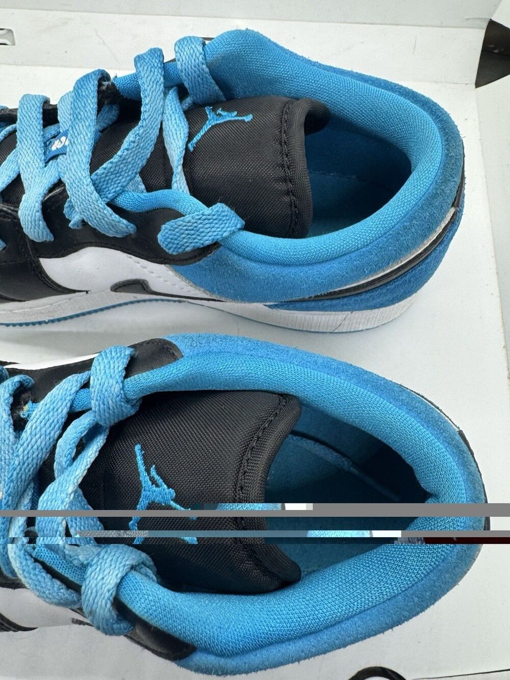 Air Jordan 1 Low SE Kids Size 6Y Womens 7.5 Blue Black White Shoes CT1564 004 - Picture 9 of 13